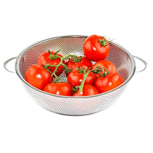 Stainless Steel Colander with Handle, Large Strainer Basket for Kitchen (25.5 cm)