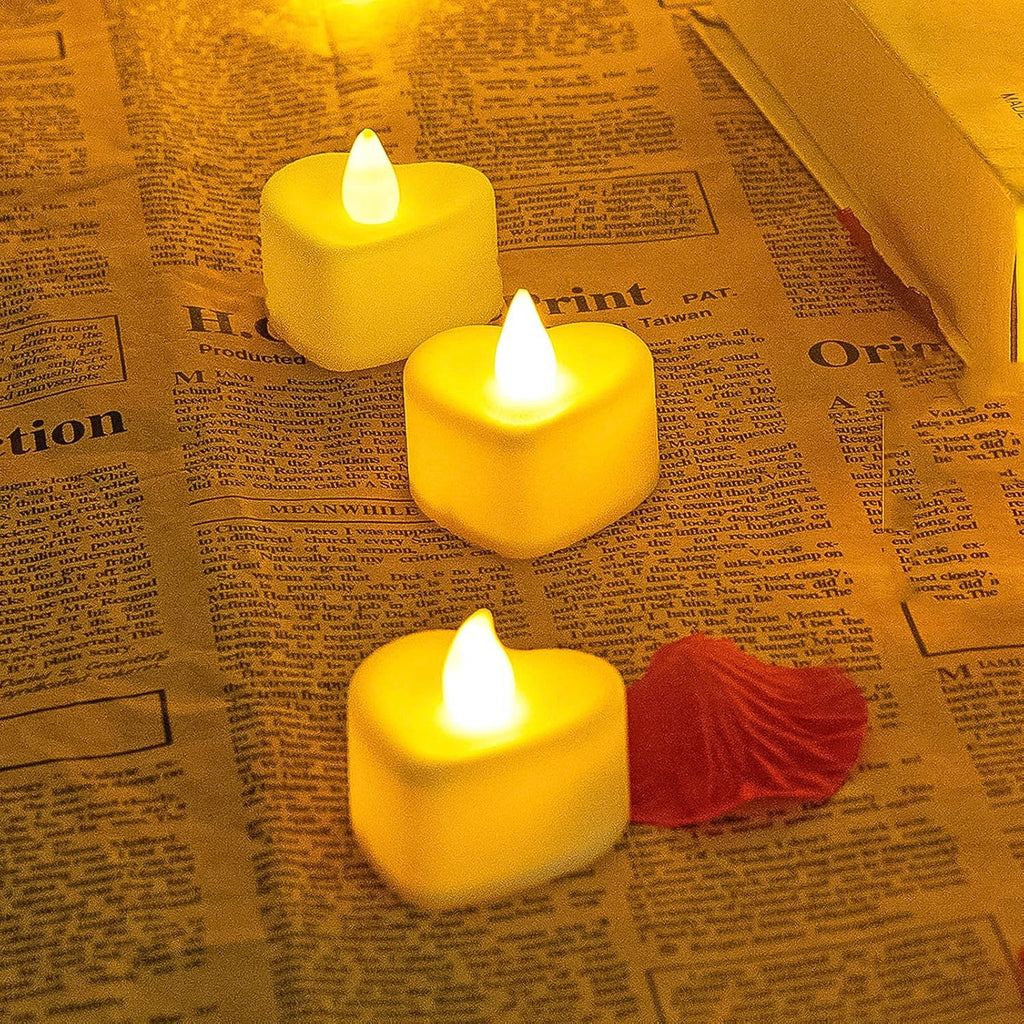 Festival Decorative LED Tealight Candles – Battery Operated for Party, Wedding, Birthday & Gifts, Diwali (24 Pc Set)